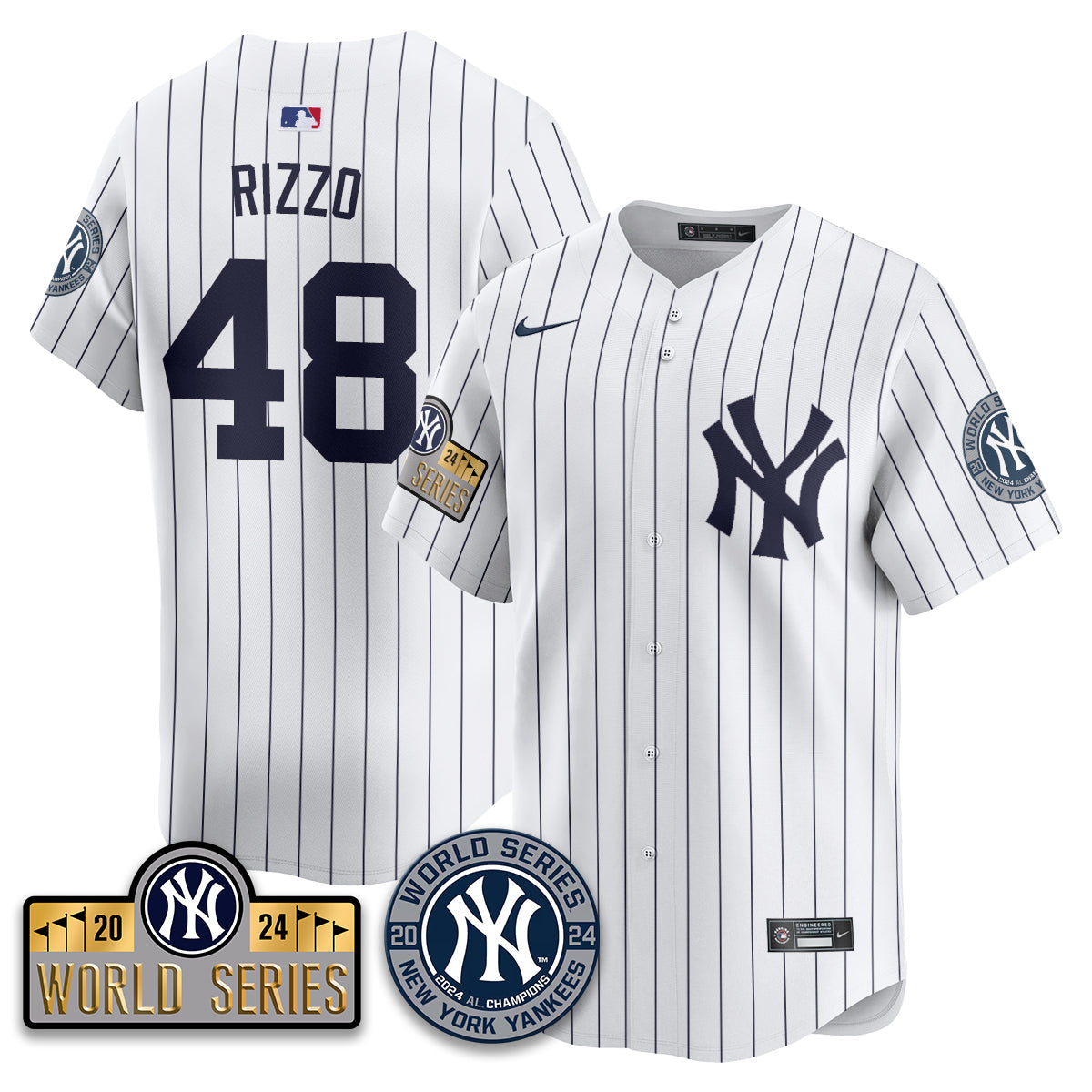 New York Yankees World Series 2024 Jersey - All Stitched