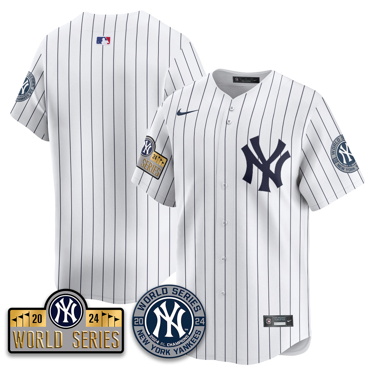 New York Yankees World Series 2024 Jersey - All Stitched