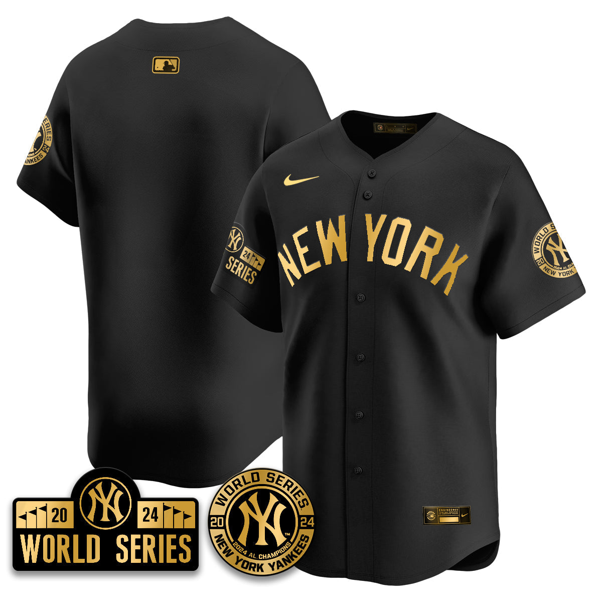 New York Yankees World Series 2024 Jersey - All Stitched