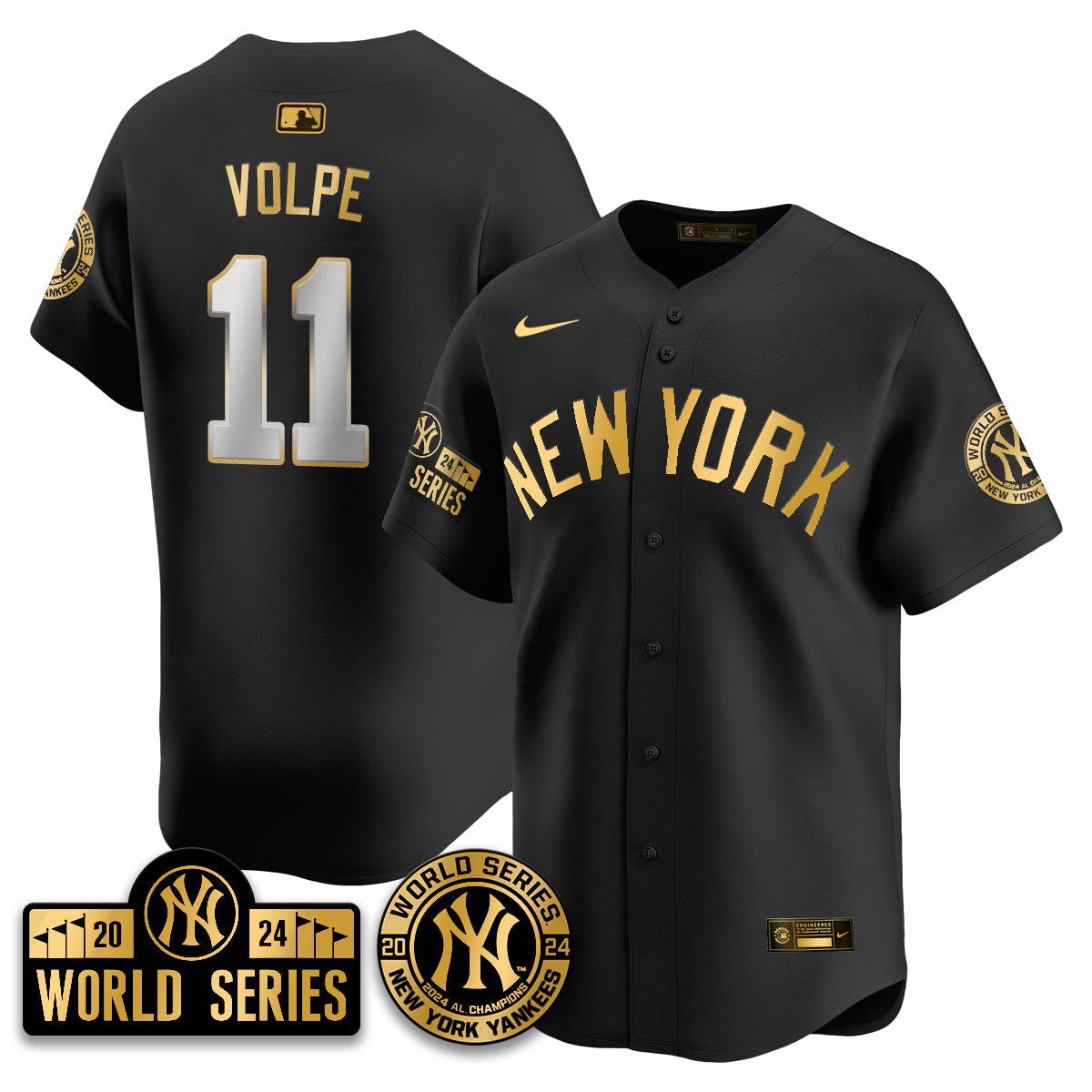 New York Yankees World Series 2024 Jersey - All Stitched