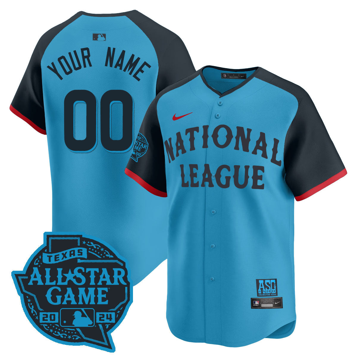National League 2024 All-Star Game Custom Jersey - All Stitched