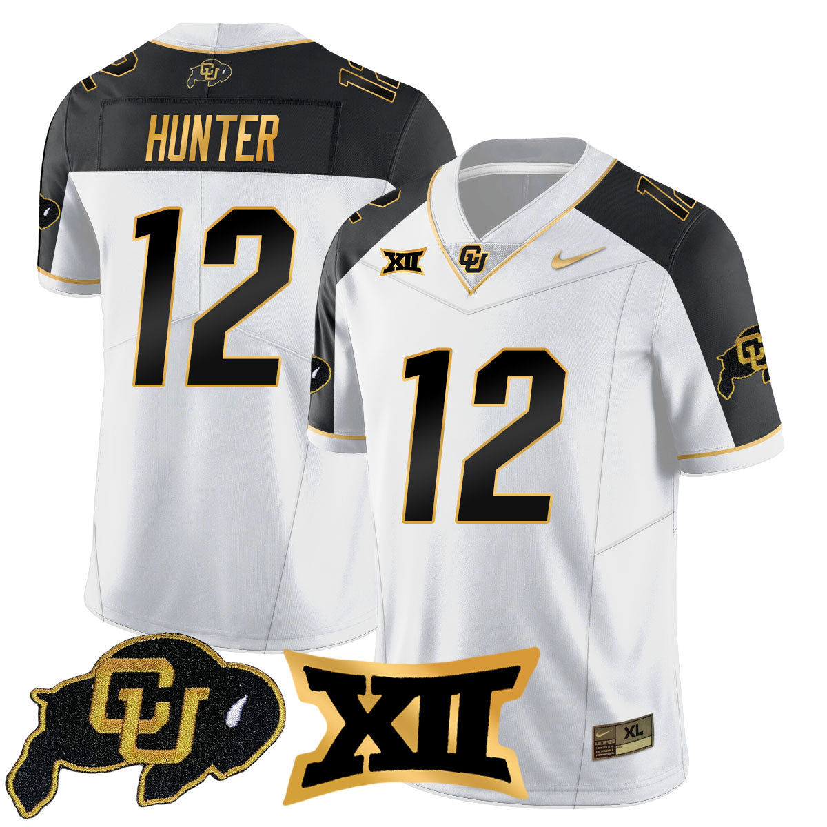 Colorado Buffaloes 2024 Vapor Limited Gold Jersey N1 - All Stitched