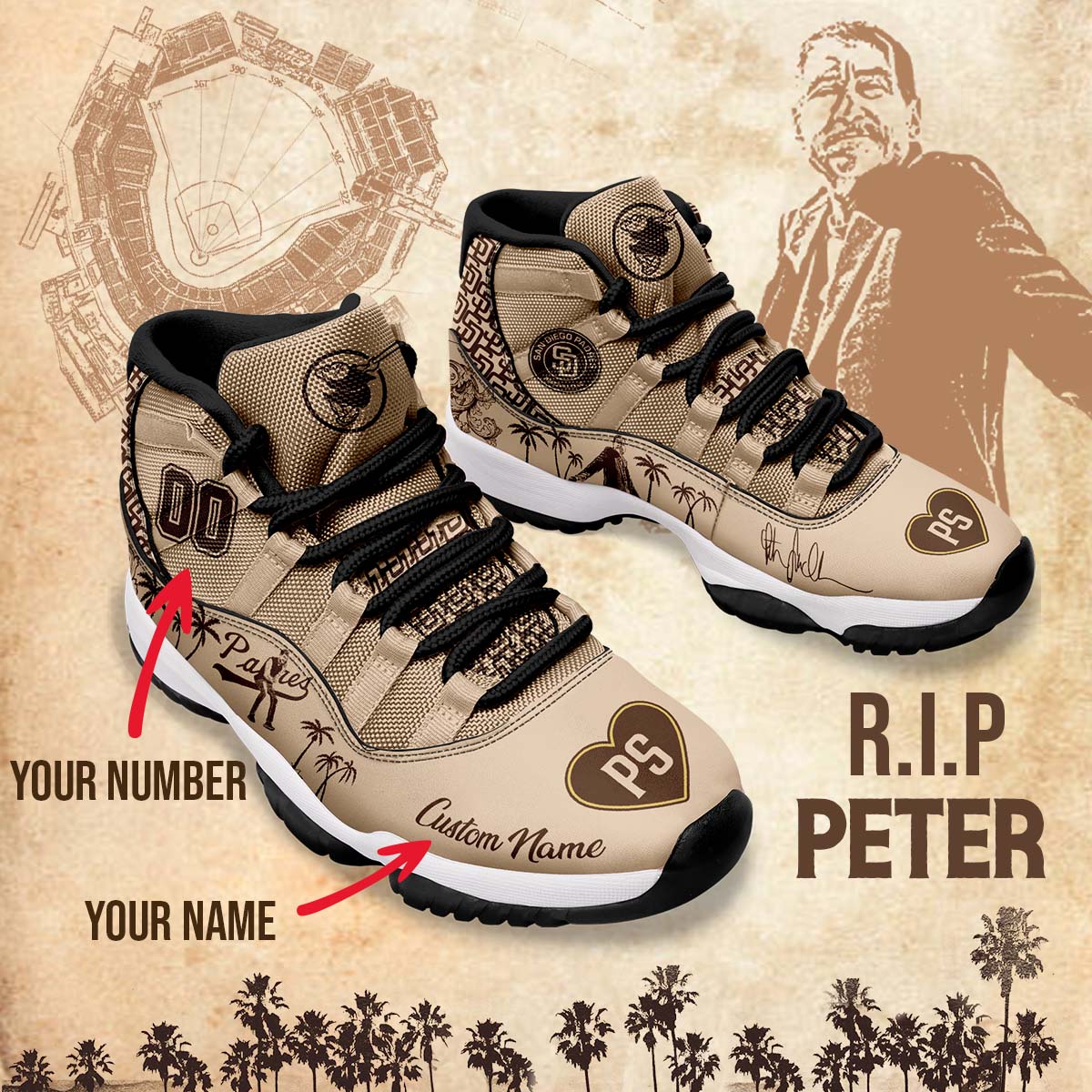 JD11 - Peter Seidler Memorial Special Shoes - R.I.P Peter