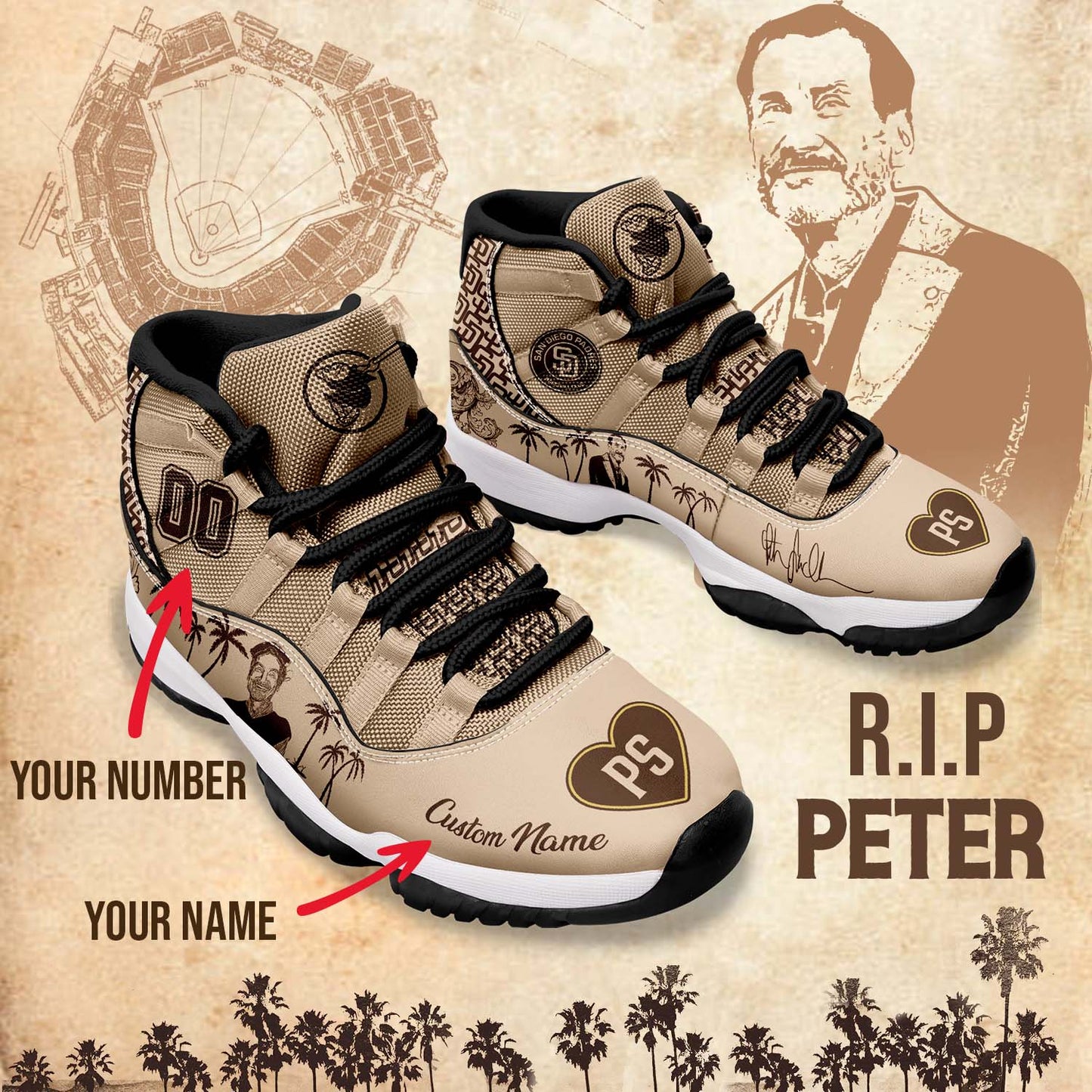 JD11 - Peter Seidler Memorial Special Shoes - R.I.P Peter