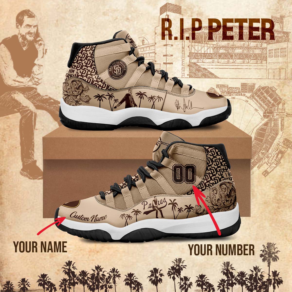 JD11 - Peter Seidler Memorial Special Shoes - R.I.P Peter