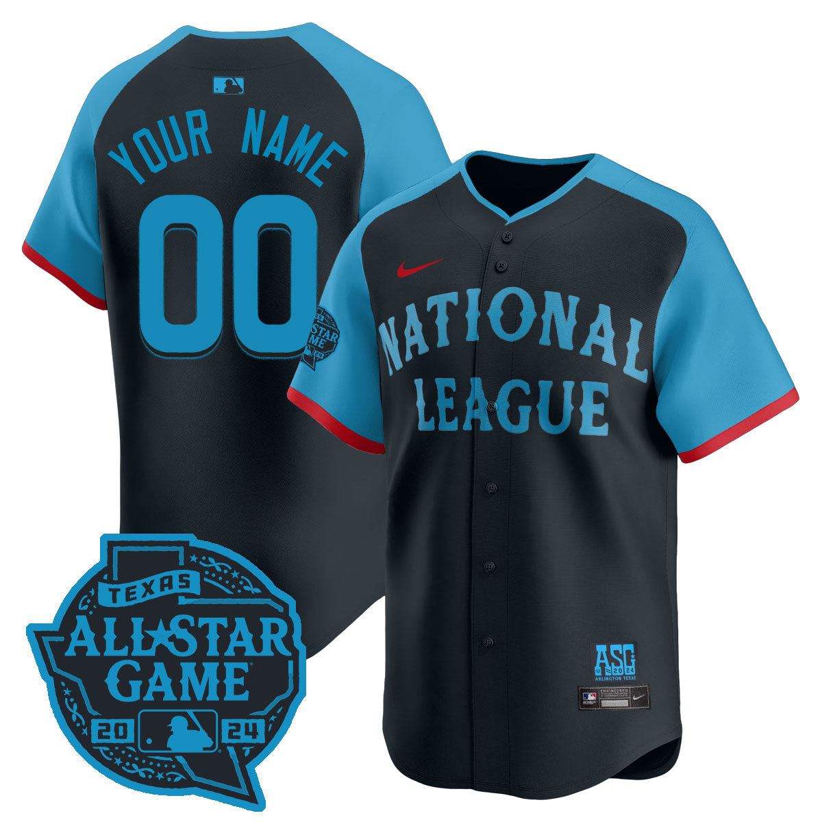 National League 2024 All-Star Game Custom Jersey - All Stitched