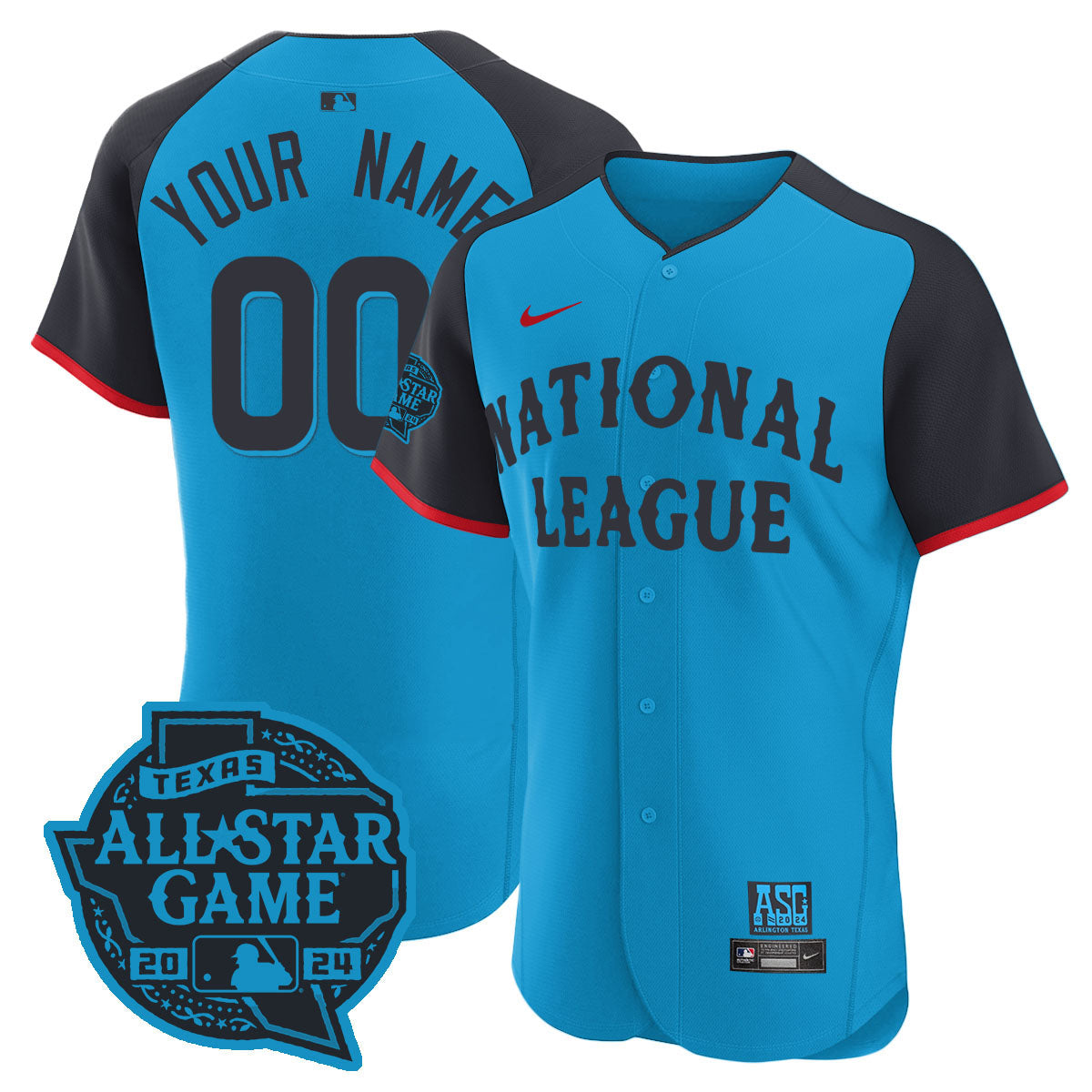 National League 2024 All-Star Game Custom Jersey - All Stitched