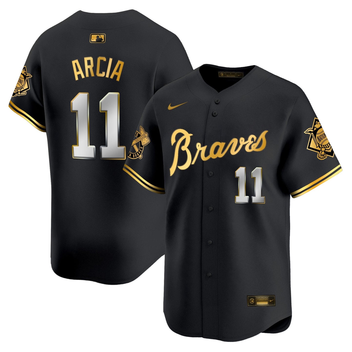 Atlanta Braves Peaches n' Cream Vapor Premier Limited Jersey - All Stitched