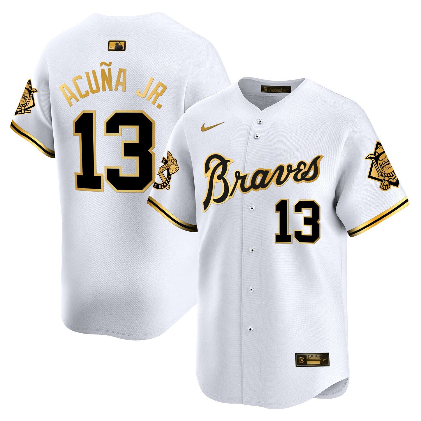 Atlanta Braves Peaches n' Cream Vapor Premier Limited Jersey - All Stitched