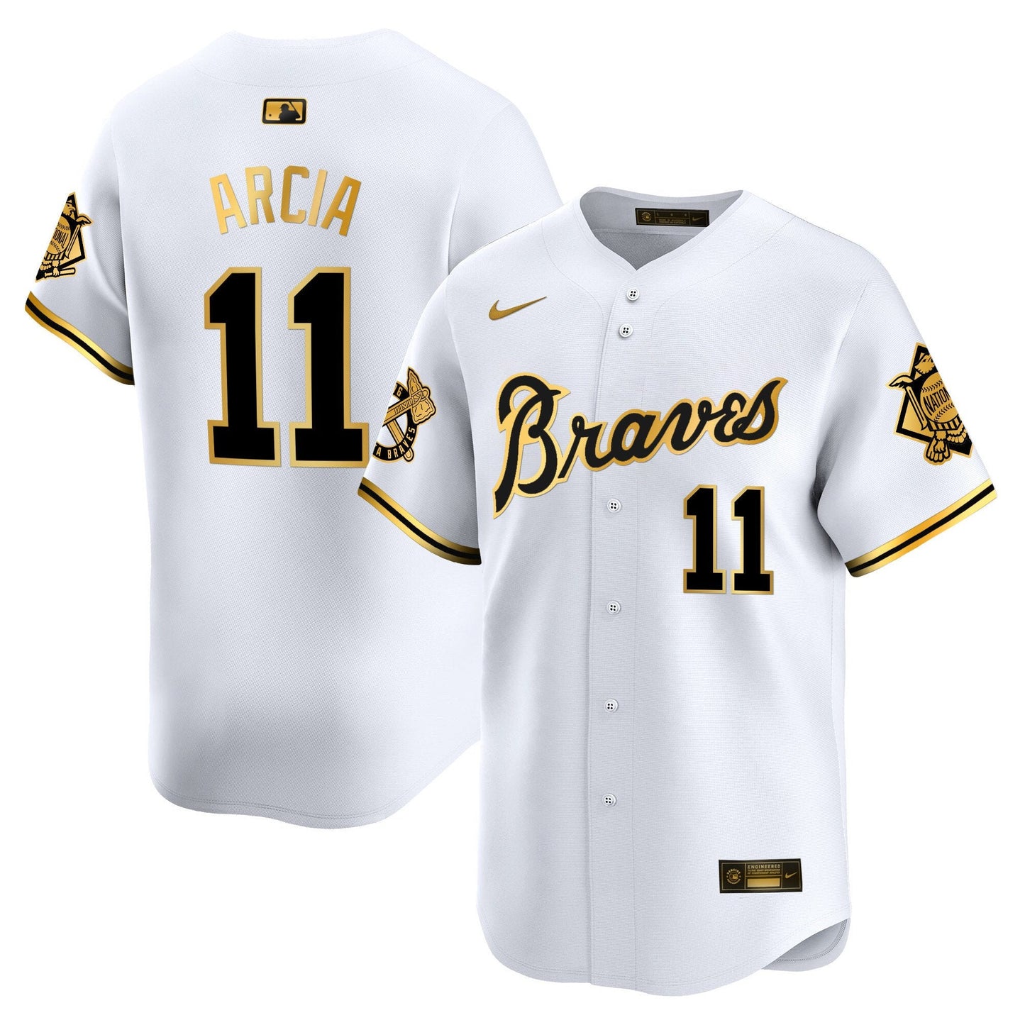 Atlanta Braves Peaches n' Cream Vapor Premier Limited Jersey - All Stitched