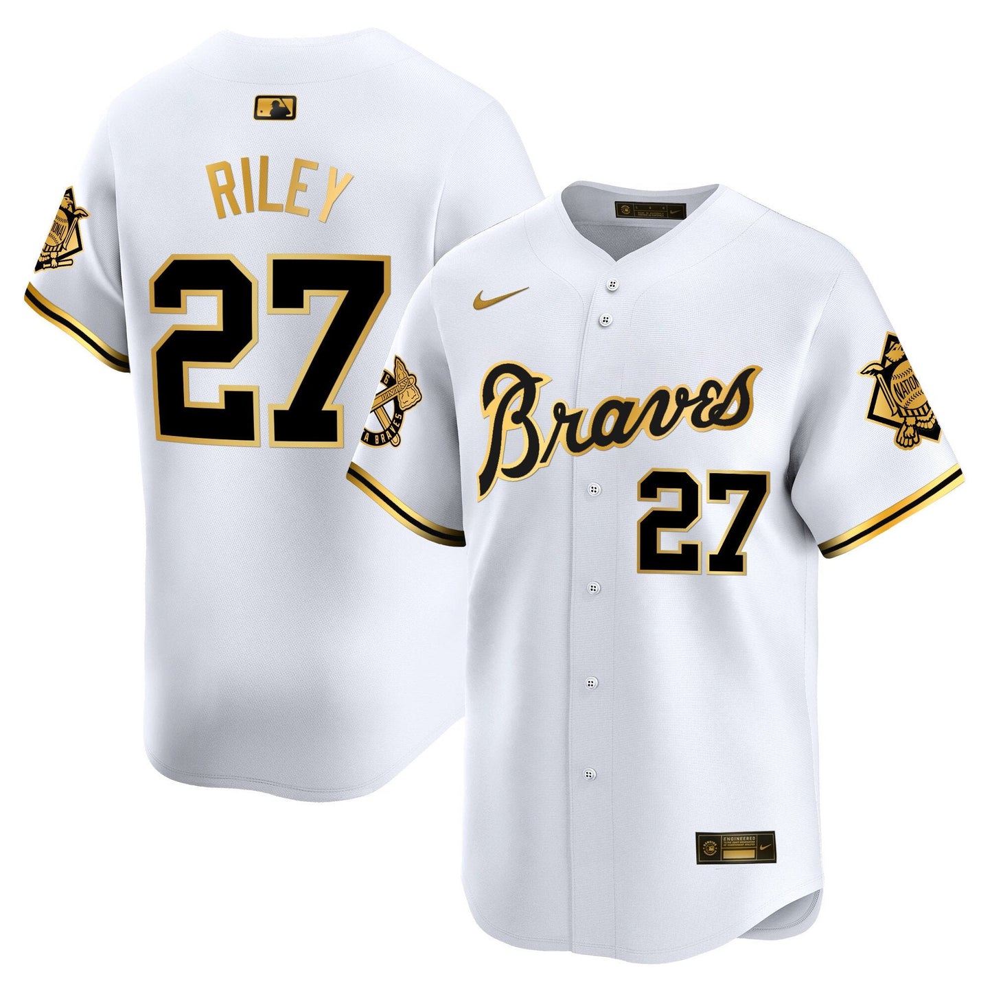 Atlanta Braves Peaches n' Cream Vapor Premier Limited Jersey - All Stitched