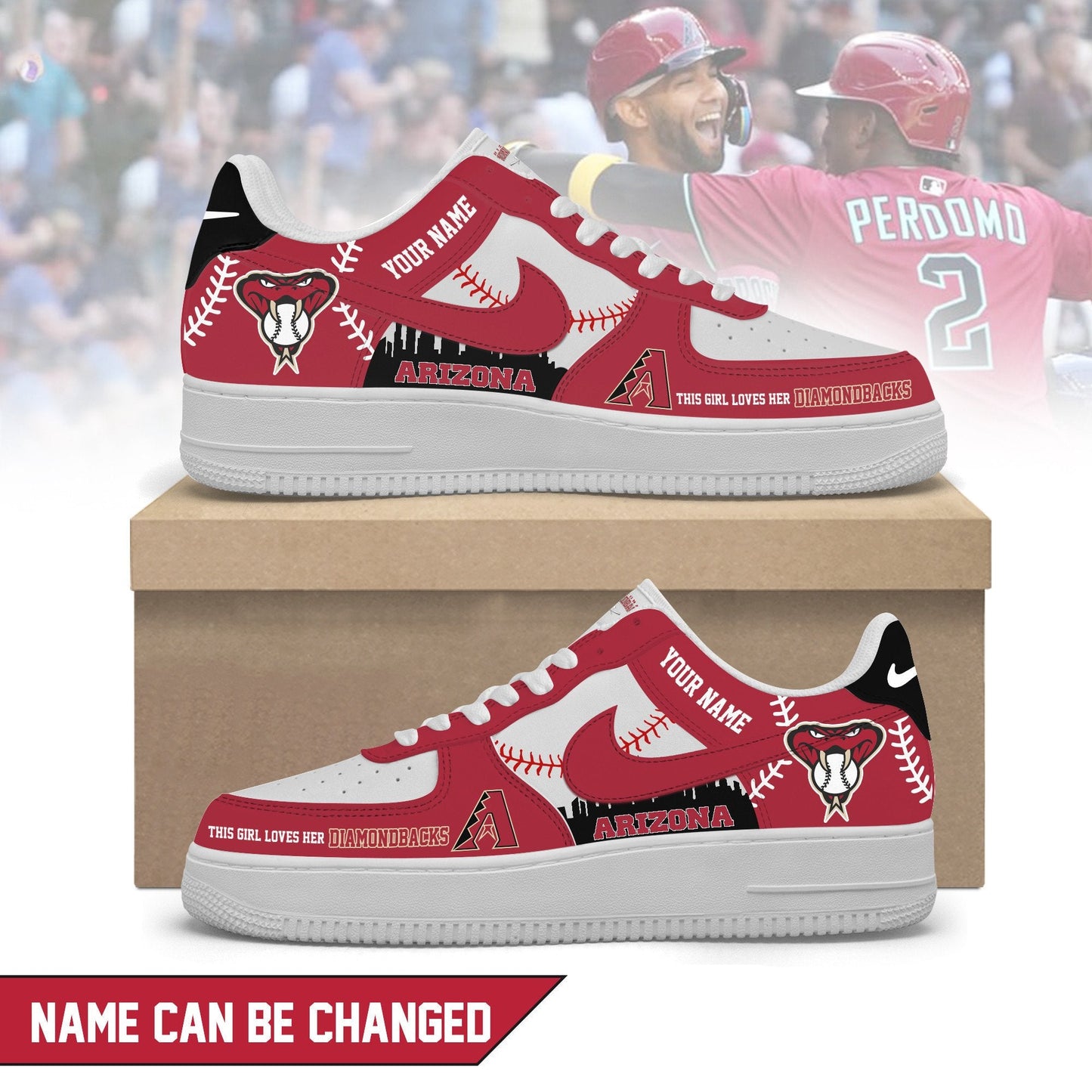 Boston Red Sox | Personalized AF1 Limited Edition
