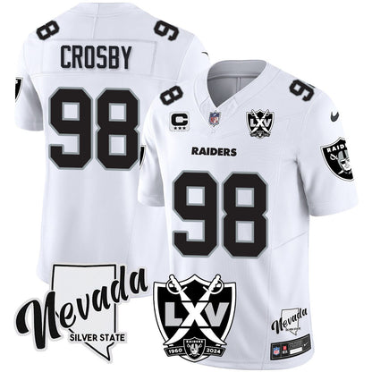 Raiders 2024 Vapor Limited Jersey - 65th Anniversary - All Stitched