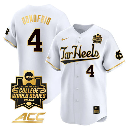 North Carolina Tar Heels 2024 College World Series Vapor Premier Limited Jersey - All Stitched