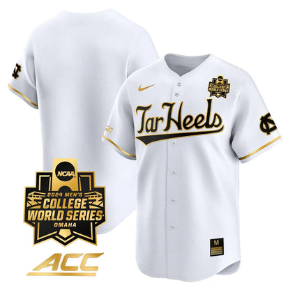 North Carolina Tar Heels 2024 College World Series Vapor Premier Limited Jersey - All Stitched