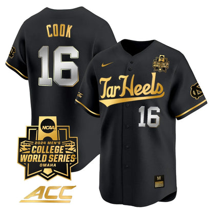 North Carolina Tar Heels 2024 College World Series Vapor Premier Limited Jersey - All Stitched