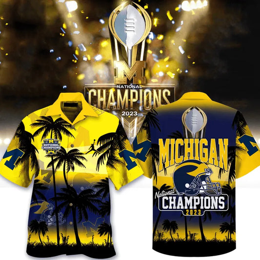 Michigan Wolverines - Football National Champions Hawaiian Shirt CT007