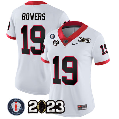 Women's Georgia Bulldogs 2023 Champions Jersey - All Stitched