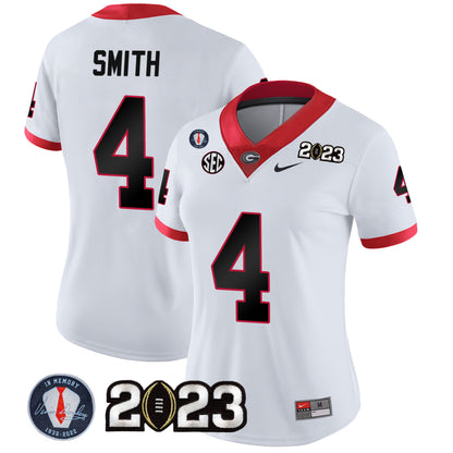 Women's Georgia Bulldogs 2023 Champions Jersey - All Stitched