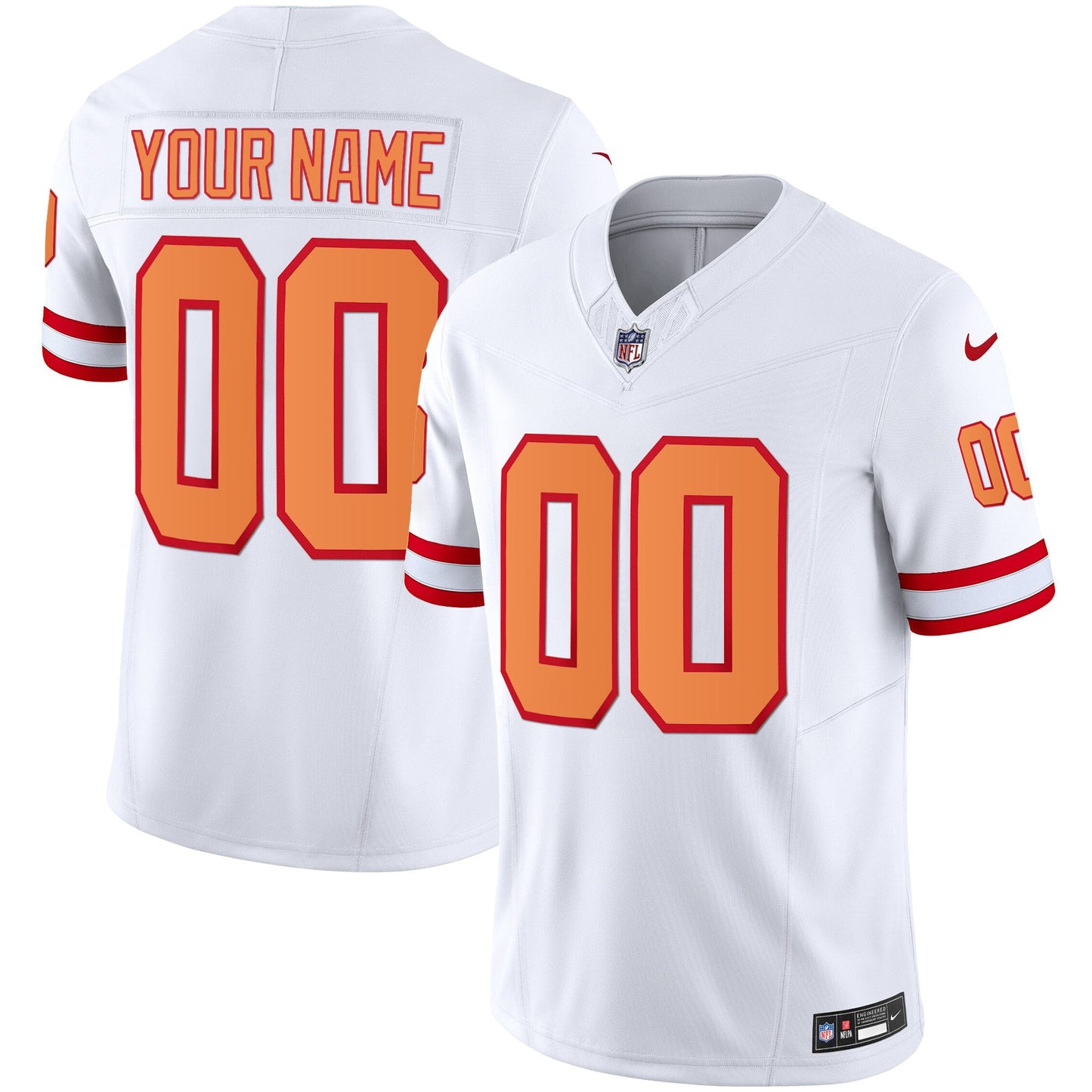Buccaneers Throwback Limited Custom Jersey - All Stitched