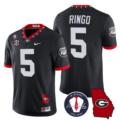 Georgia Bulldogs 2023 Vapor Jersey V2 - Georgia Map - All Stitched