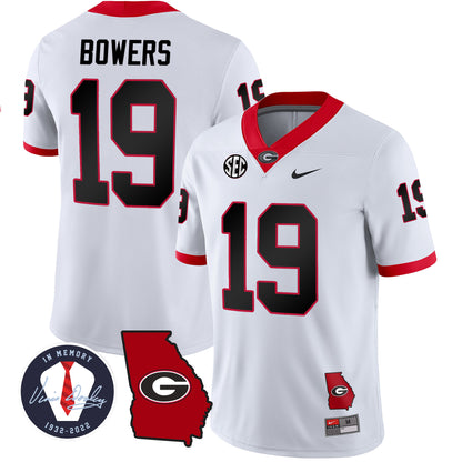 Georgia Bulldogs 2023 Vapor Jersey - Georgia Map - All Stitched