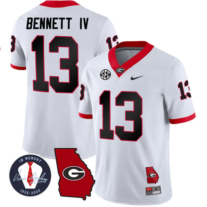 Georgia Bulldogs 2023 Vapor Jersey - Georgia Map - All Stitched