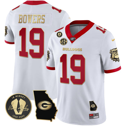 Georgia Bulldogs 2023 Vapor Jersey - Georgia Map - All Stitched