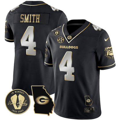 Georgia Bulldogs 2023 Vapor Jersey V2 - Georgia Map - All Stitched