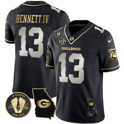 Georgia Bulldogs 2023 Vapor Jersey - Georgia Map - All Stitched