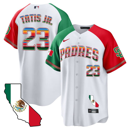 Padres California Map Cool Base Jersey - All Stitched