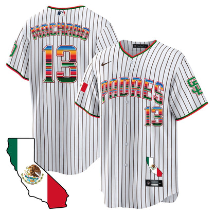 Padres California Map Cool Base Jersey - All Stitched