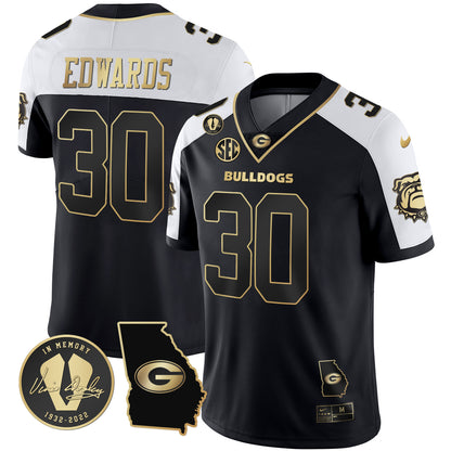 Georgia Bulldogs 2023 Vapor Jersey - Georgia Map - All Stitched