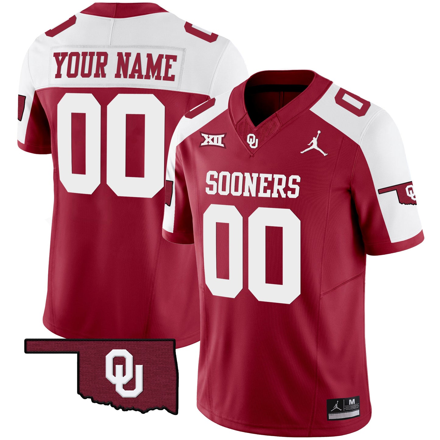 Oklahoma Sooners Vapor Limited Custom Jersey - All Stitched