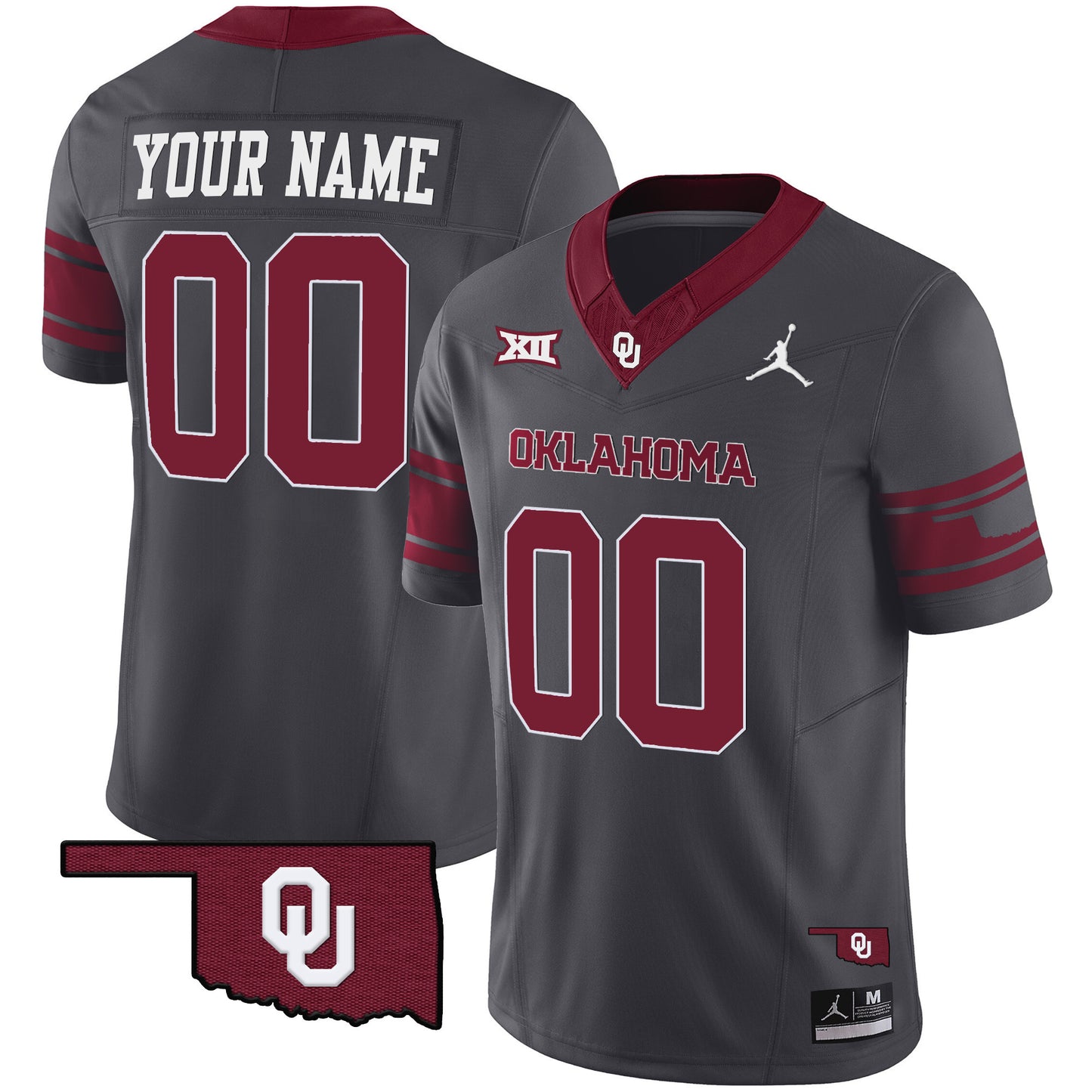 Oklahoma Sooners Vapor Limited Custom Jersey - All Stitched