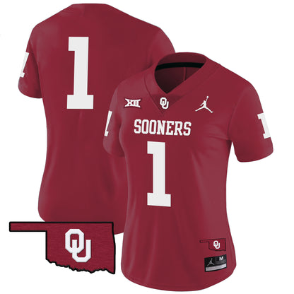 Women's Oklahoma Sooners Vapor Limited Jersey - All Stitched