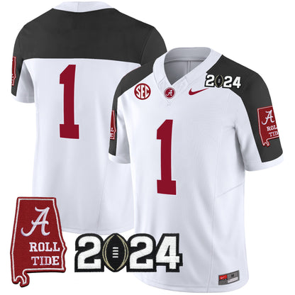 Alabama Crimson Tide 2024 Vapor Limited Jersey - All Stitched