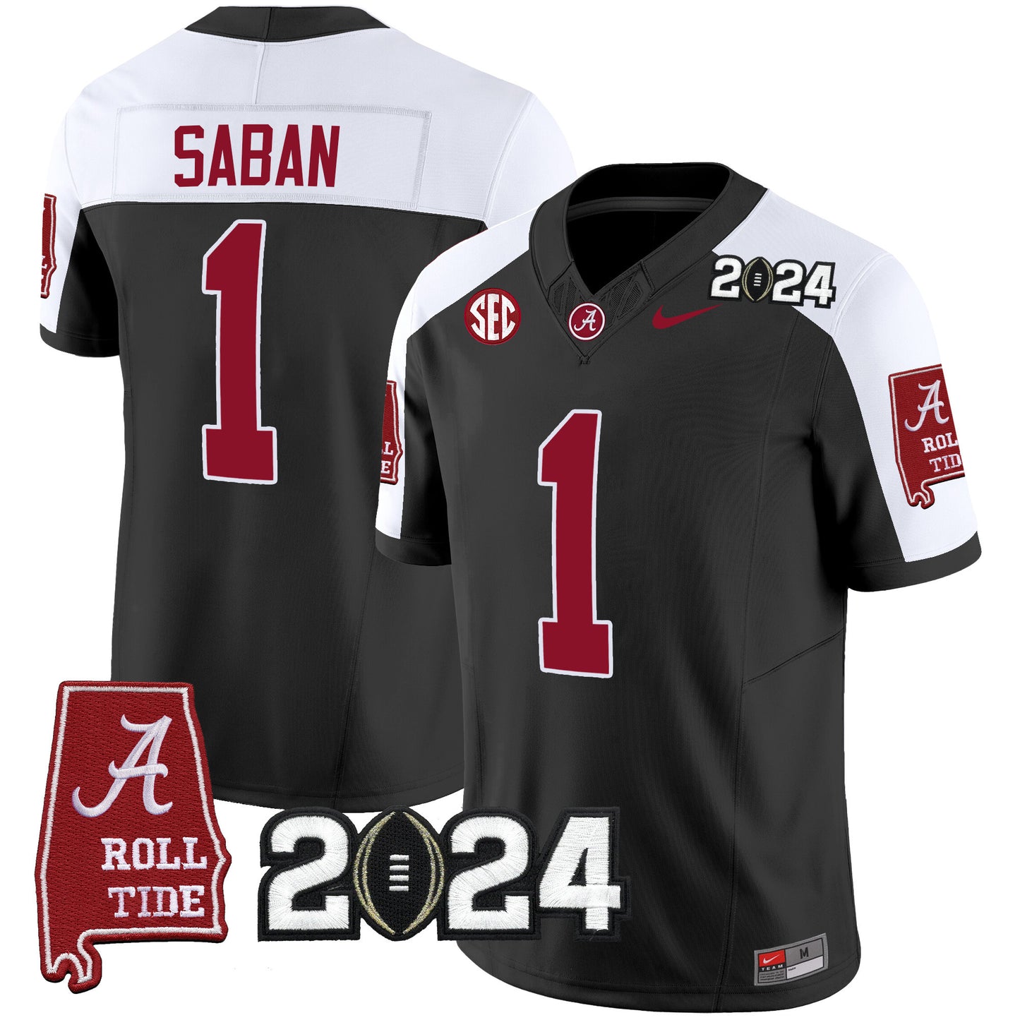 Alabama Crimson Tide 2024 Vapor Limited Jersey - All Stitched