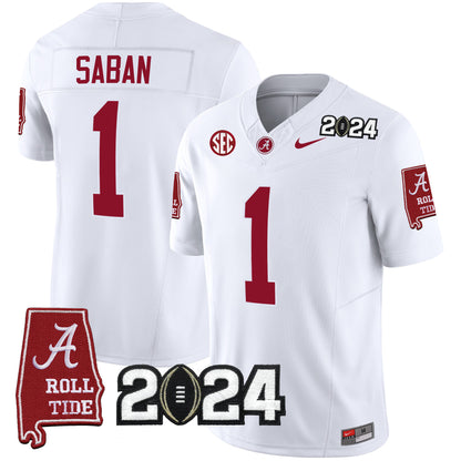 Alabama Crimson Tide 2024 Vapor Limited Jersey - All Stitched