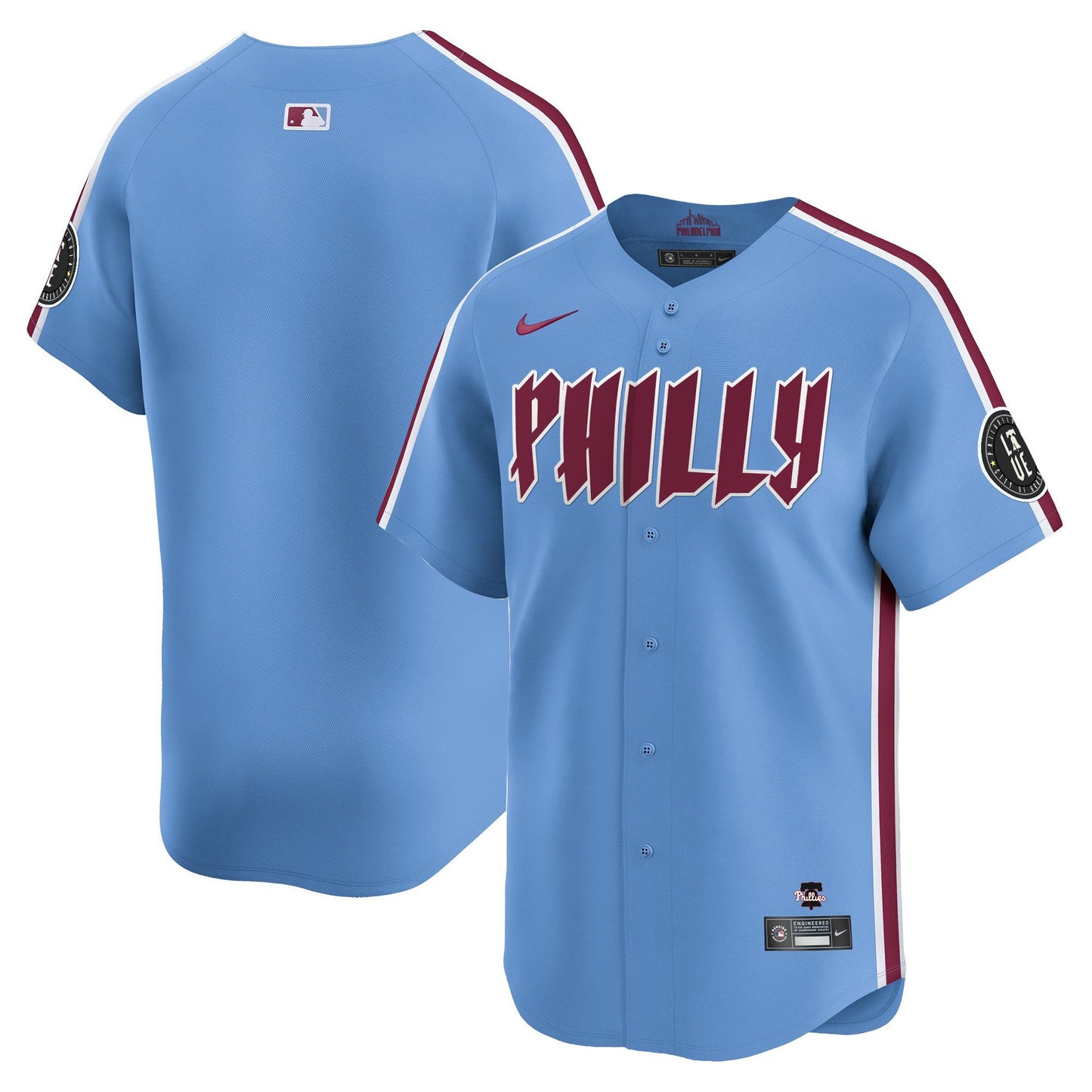 Phillies 2024 City Connect Vapor Premier Limited Jersey TLA - All Stitched