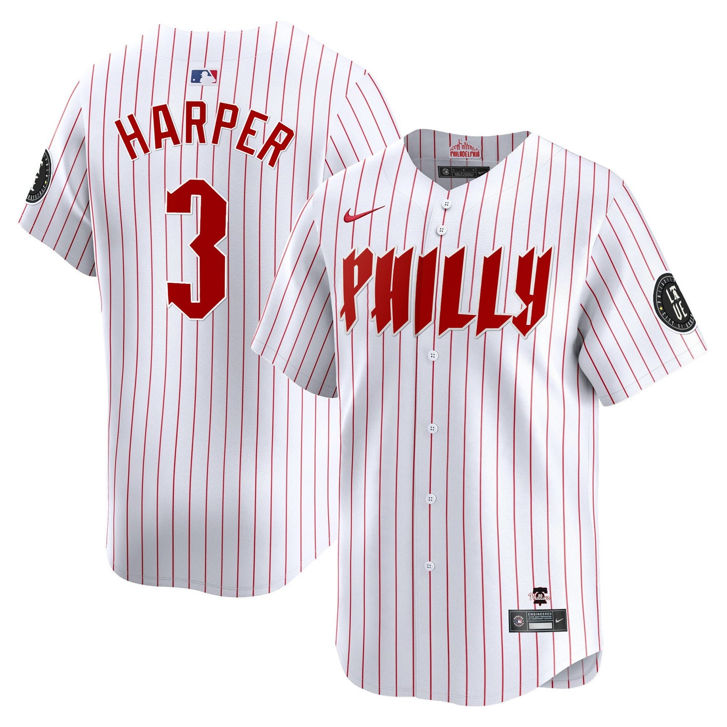 Phillies 2024 City Connect Vapor Premier Limited Jersey TLA - All Stitched