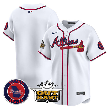 Atlanta Braves Atliens Vapor Premier Limited Jersey - All Stitched