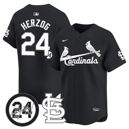 Whitey Herzog Cardinals 2024 Jersey - All Stitched