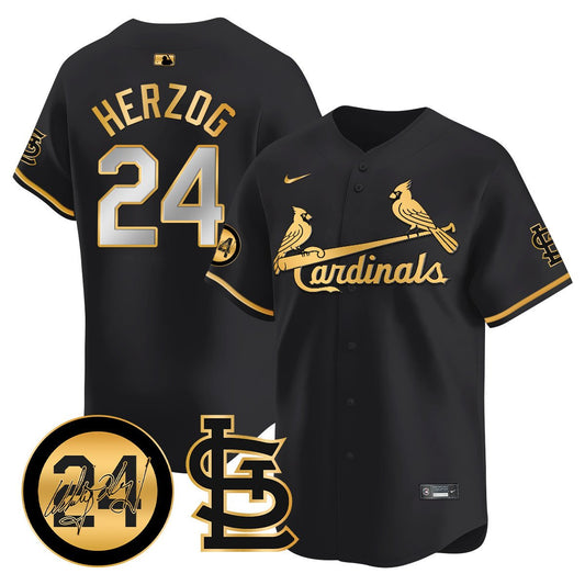 Whitey Herzog Cardinals 2024 Jersey - All Stitched