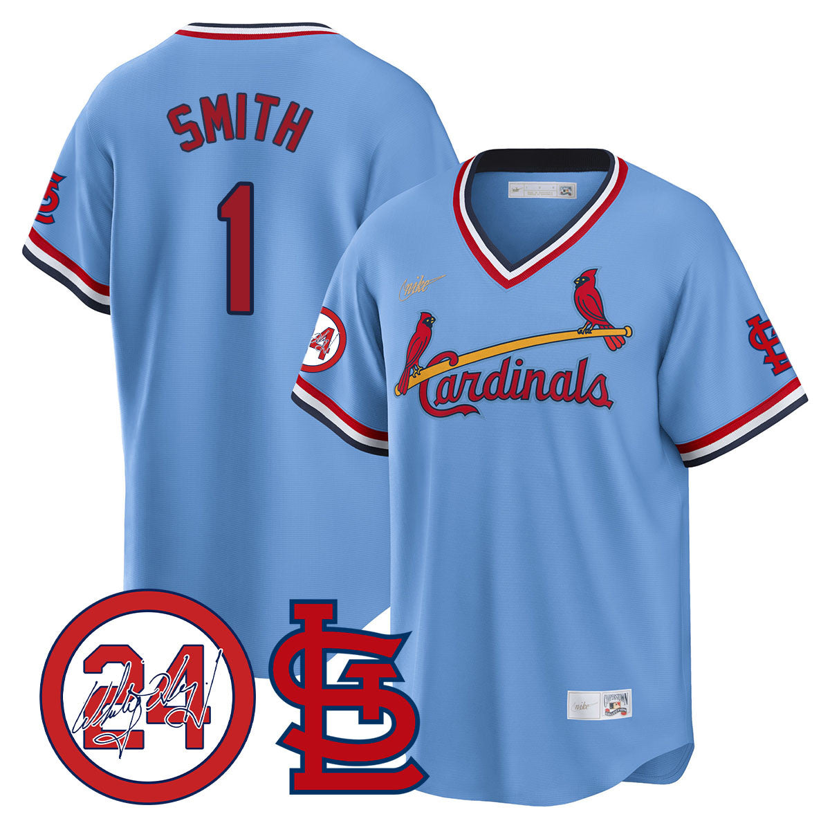 Whitey Herzog Cardinals 2024 Jersey - All Stitched