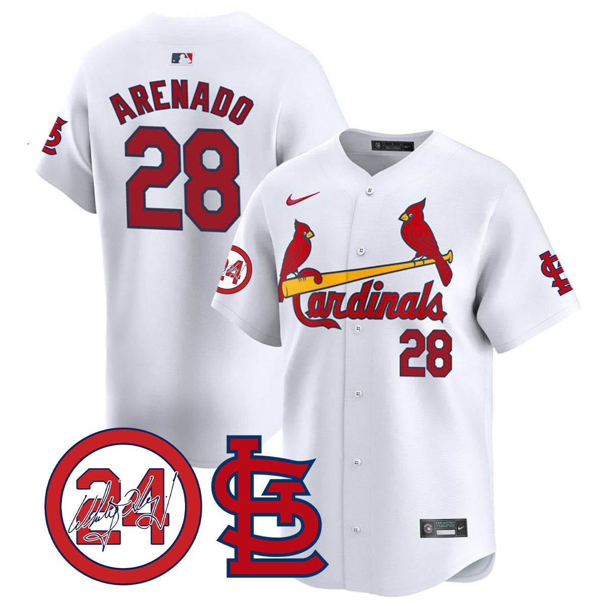 Whitey Herzog Cardinals 2024 Jersey - All Stitched