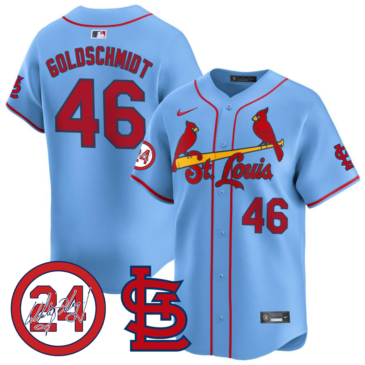 Whitey Herzog Cardinals 2024 Jersey - All Stitched