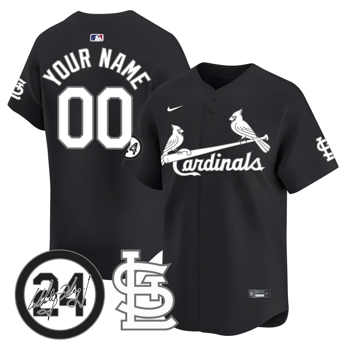 Cardinals 2024 Custom Jersey TLA - All Stitched