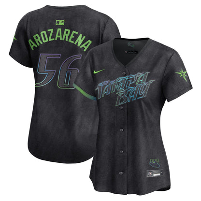 Women's Rays 2024 City Connect Vapor Premier Limited Jersey - Charcoal - All Stitched