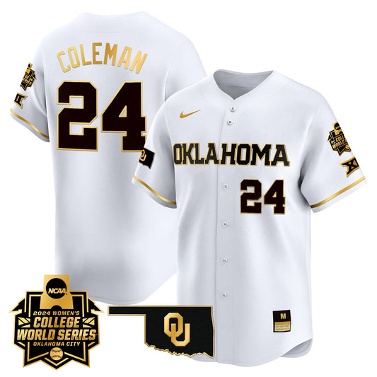 Sooners Women's College World Series Champions Vapor Premier Limited Jersey - All Stitched